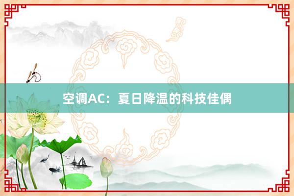 空调AC：夏日降温的科技佳偶